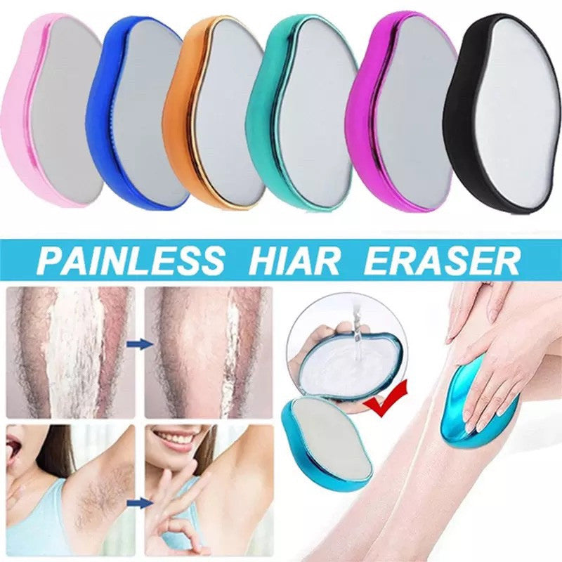 Crystal Hair Eraser for Women and Men, Magic Hair Remover Painless Exfoliation Magic Hair Removal Tool, Crystal Hair Remover for Arms Legs Back