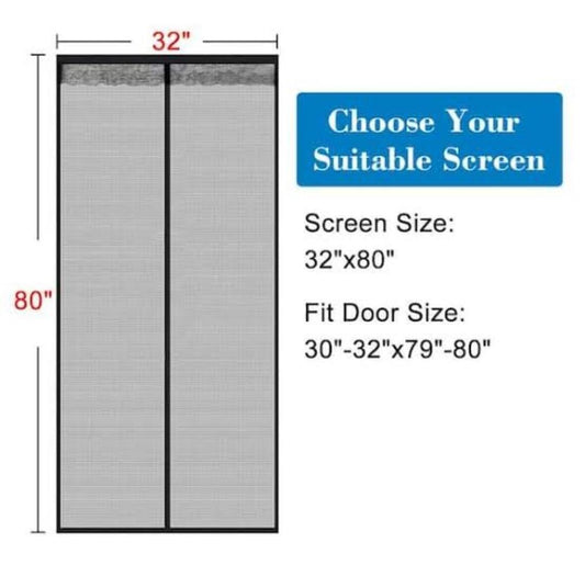 Magnetic Screen Door / Mosquito Net